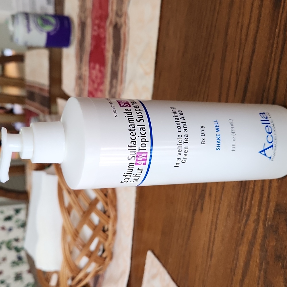 NWT Acella Pharmeceuticals Sulfacleanse Face Wash